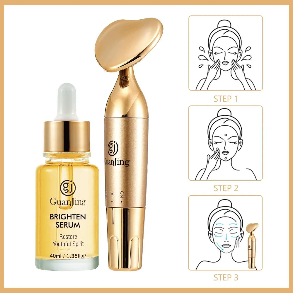 KIT SERUM + MASAJEADOR PORTATIL