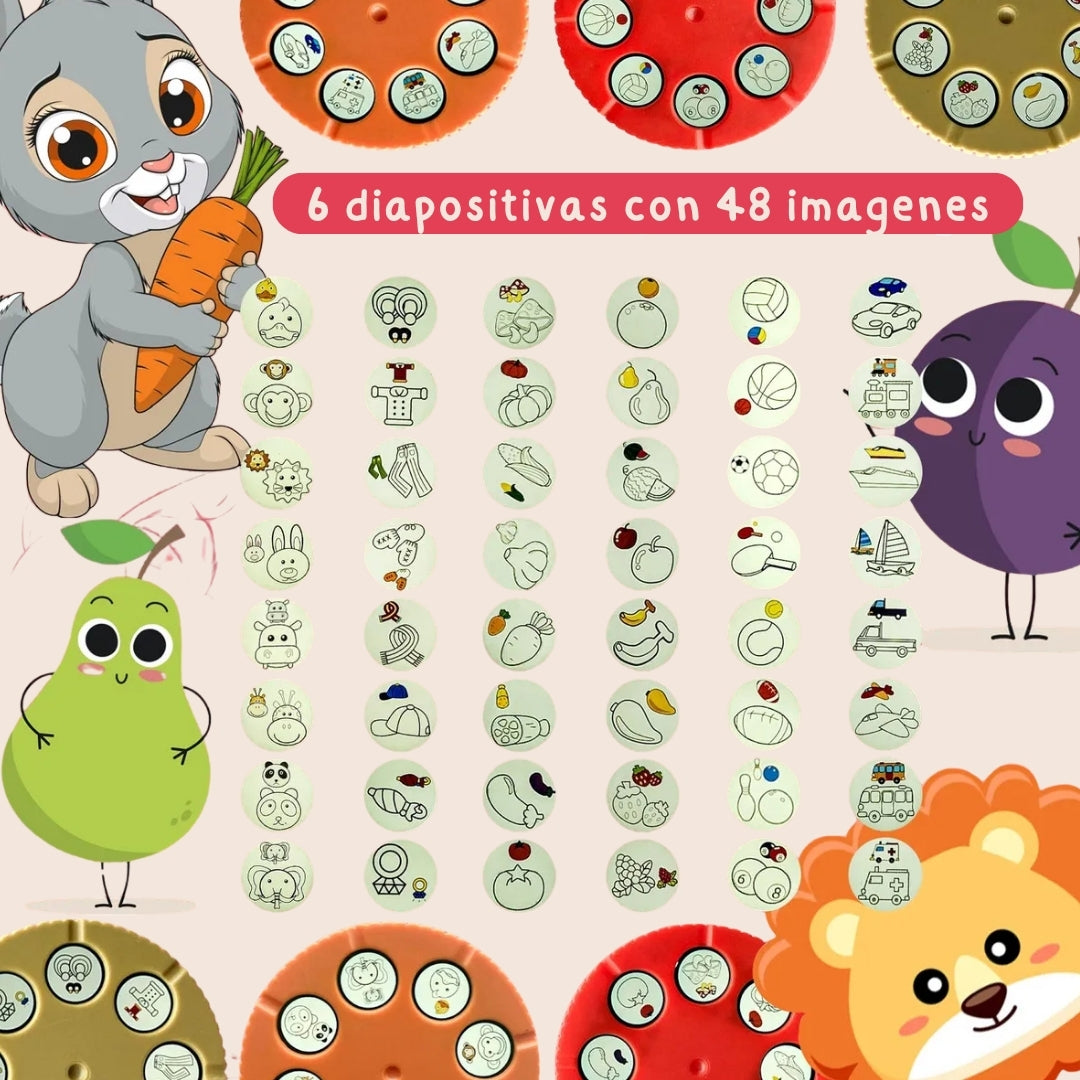 TABLERO PROYECTOR DE DIBUJOS PARA NIÑOS