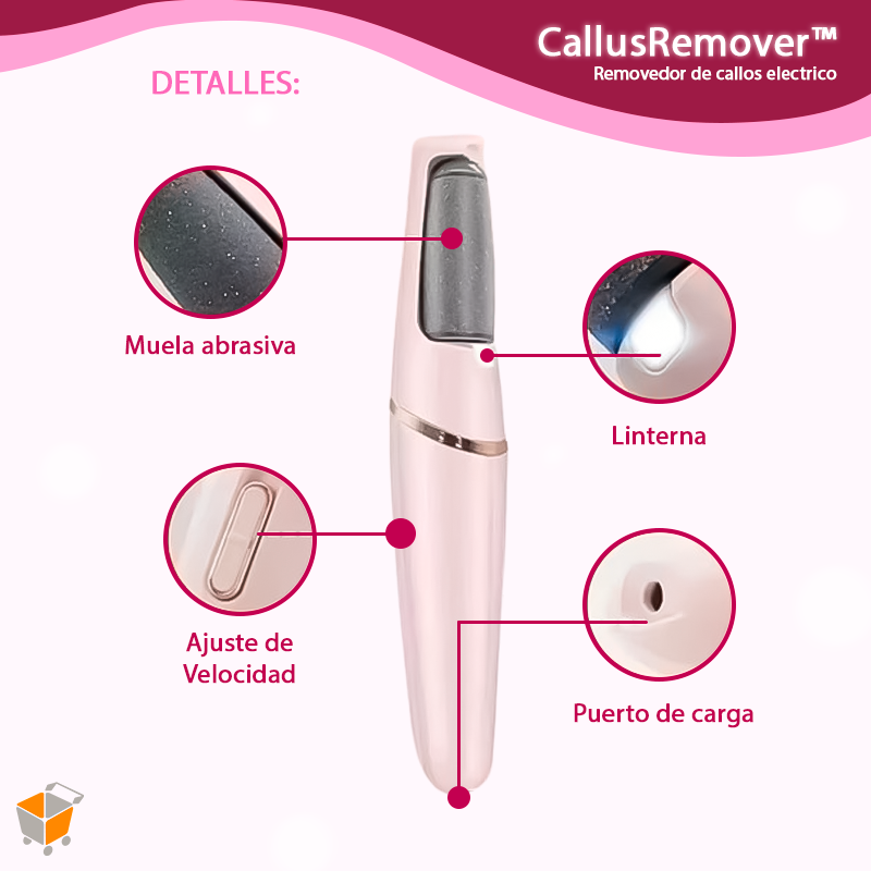 REMOVEDOR CALLOS ELECTRICO RECARGABLE