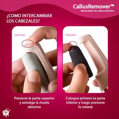 REMOVEDOR CALLOS ELECTRICO RECARGABLE