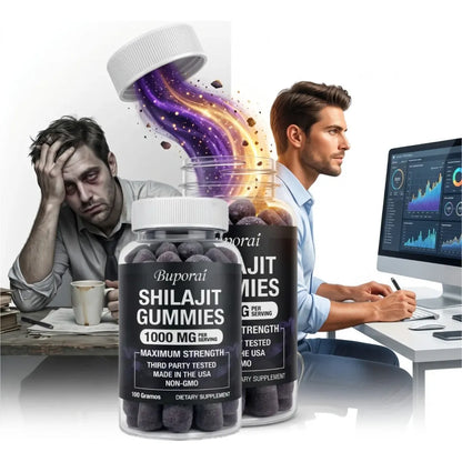 SHILAJIT GOMITAS - SUPLEMENTO DE VITALIDAD Y BIENESTAR