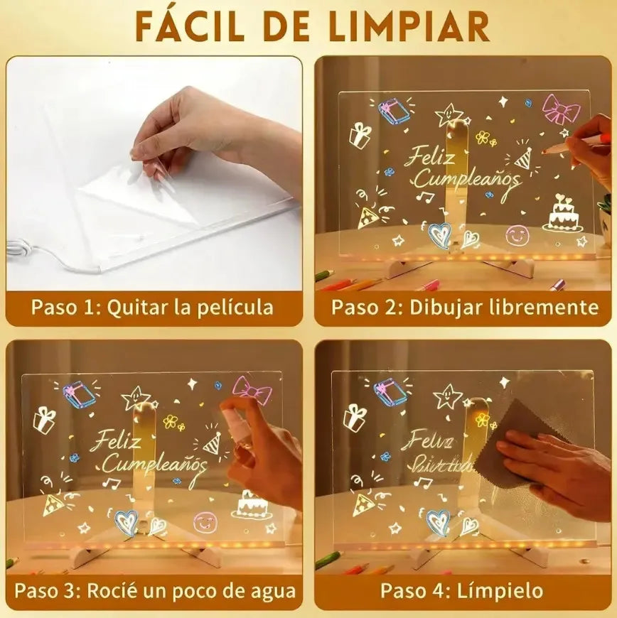 PIZARRA LED PARA DIBUJAR