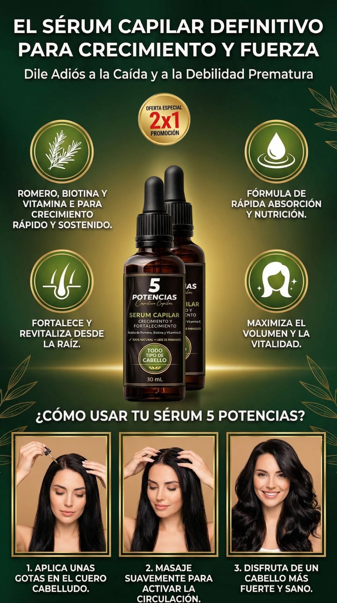 🥇 CAPILUX™ – SERUM AVANZADO PARA CABELLO MÁS FUERTE