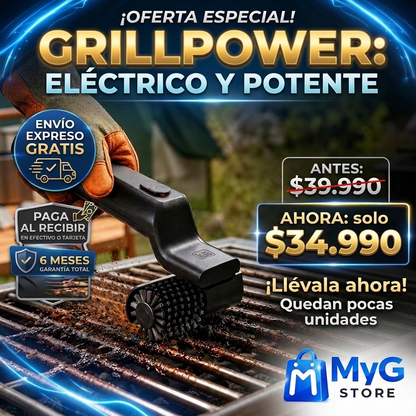 GRILLPOWER™ – LIMPIEZA PROFUNDA PARA UNA PARRILLA COMO NUEVA