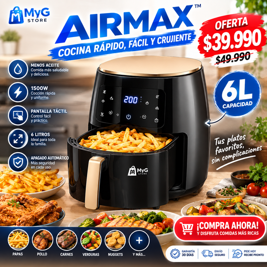AIRMAX™ – COCINA RÁPIDO, FÁCIL Y CRUJIENTE