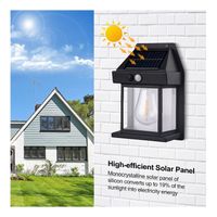 LAMPARA SOLAR DE PARED CON SENSOR